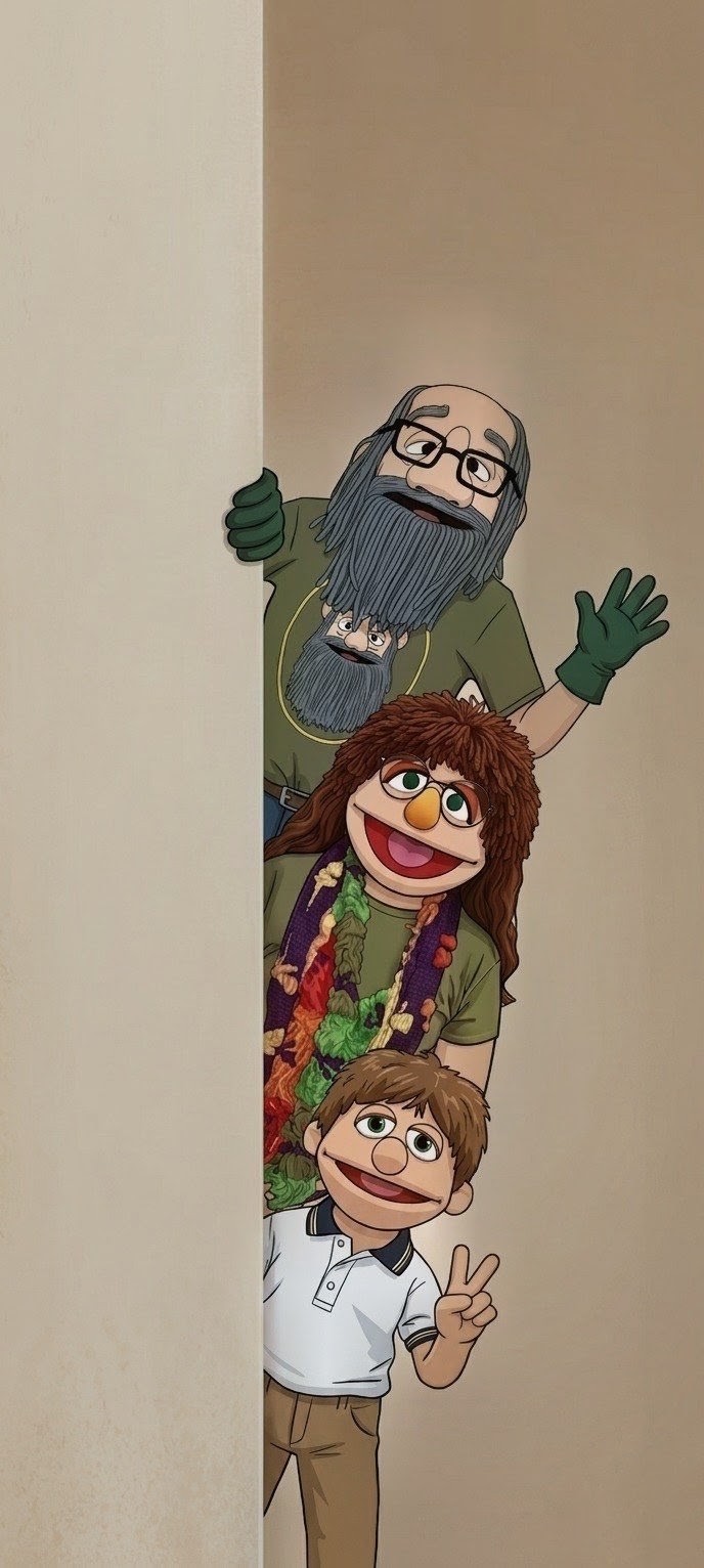 Robert Pacheco con su familia